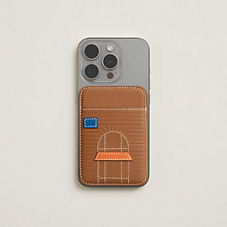 HERMES】Magsafe iPhone カードケース / ゼブラ (HERMES/テック